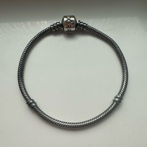 Pandora Barrel Clasp Snake Chain Bracelet